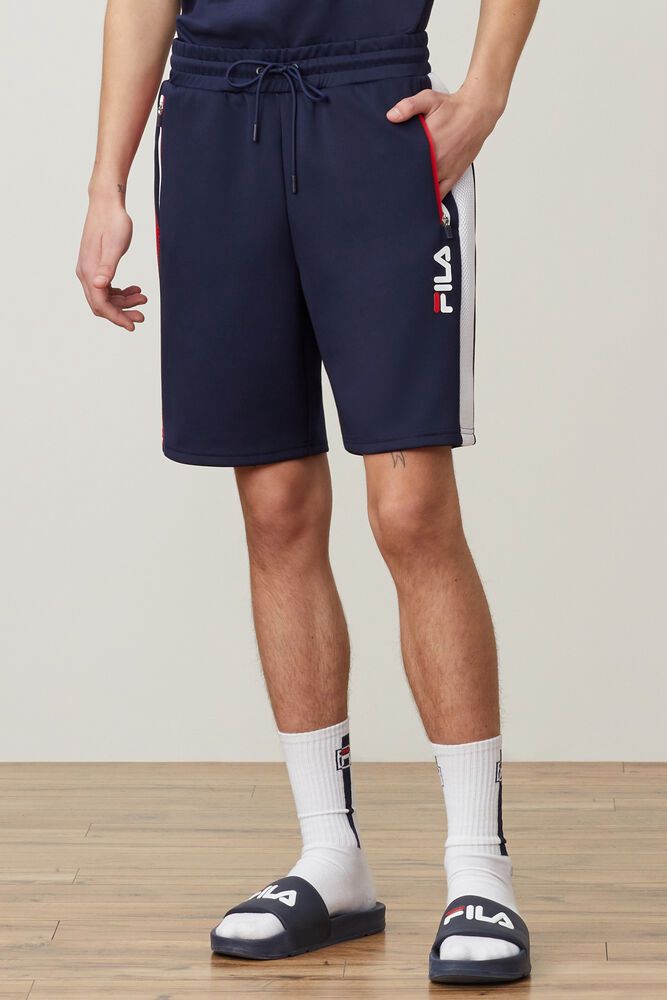 Fila Fiaten Shorts Navy - Mens - 60935RAWK